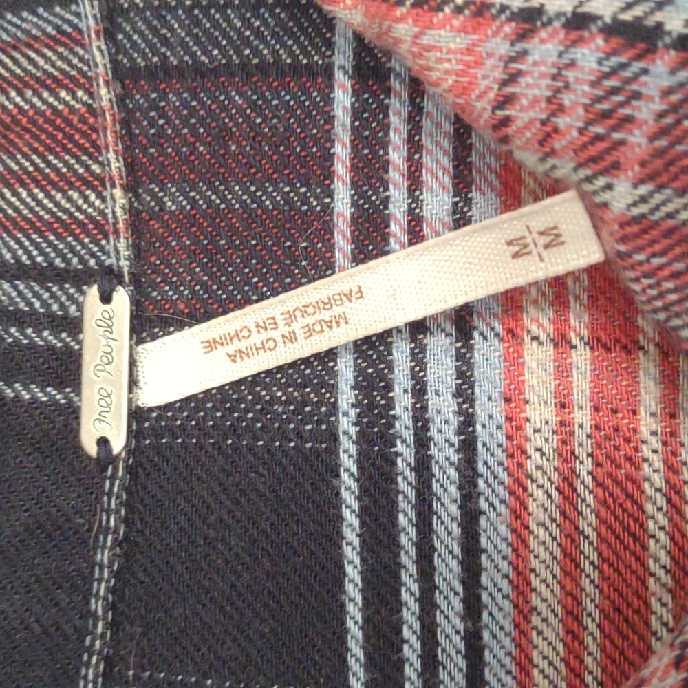 Free people flannel bandana shirt - Picture 3 of 4